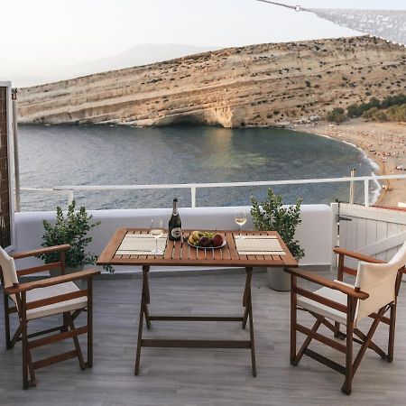 Nostos Cave Seaview Apartment มาตาลา ภายนอก รูปภาพ