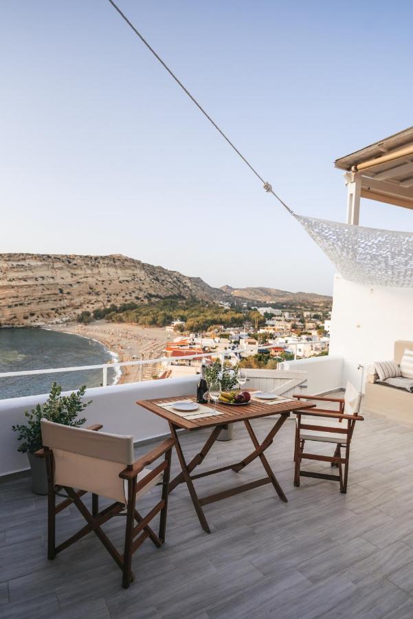 Nostos Cave Seaview Apartment มาตาลา ภายนอก รูปภาพ