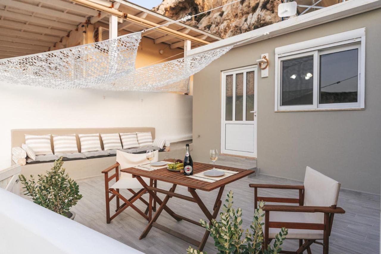 Nostos Cave Seaview Apartment มาตาลา ภายนอก รูปภาพ