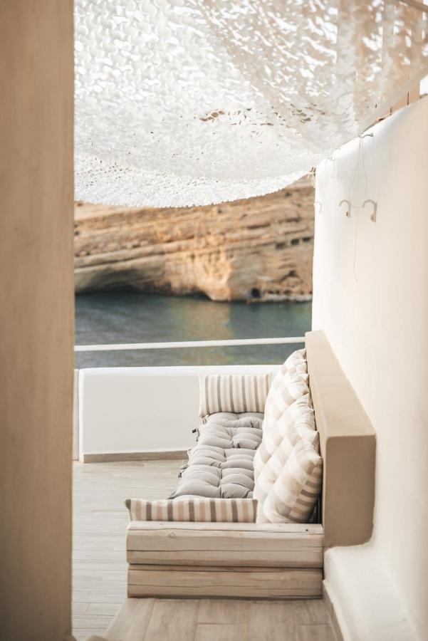 Nostos Cave Seaview Apartment มาตาลา ภายนอก รูปภาพ